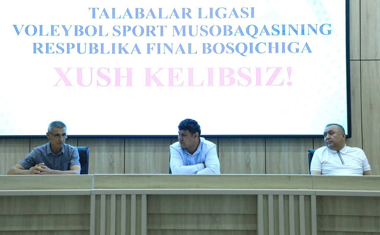 Samarqand davlat universitetida “Talabalar ligasi” voleybol musobaqalarining respublika final bosqichiga qur’a tashlash marosimi bo‘lib o‘tdi.