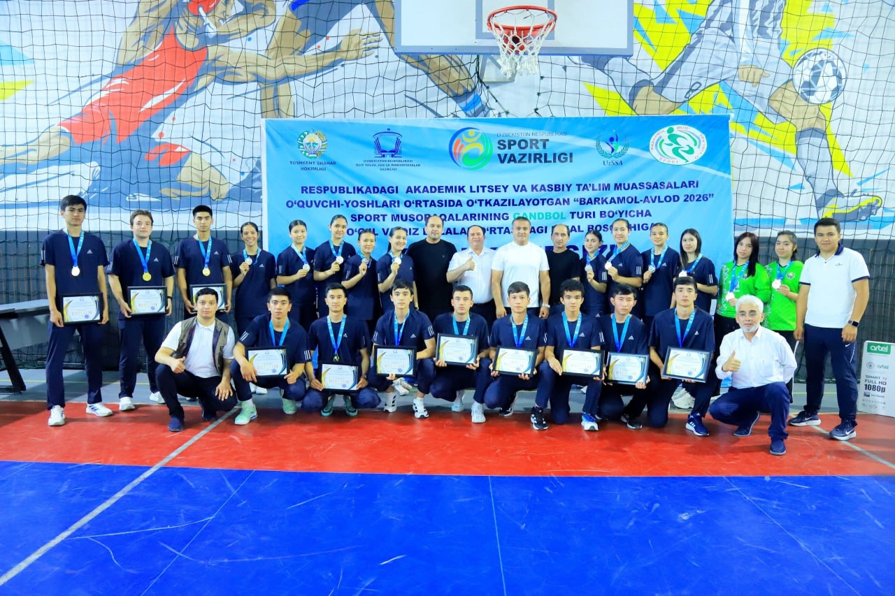 Barkamol avlod–2026: Gandbol musobaqalarining so‘nggi final bahslari o‘tkazildi